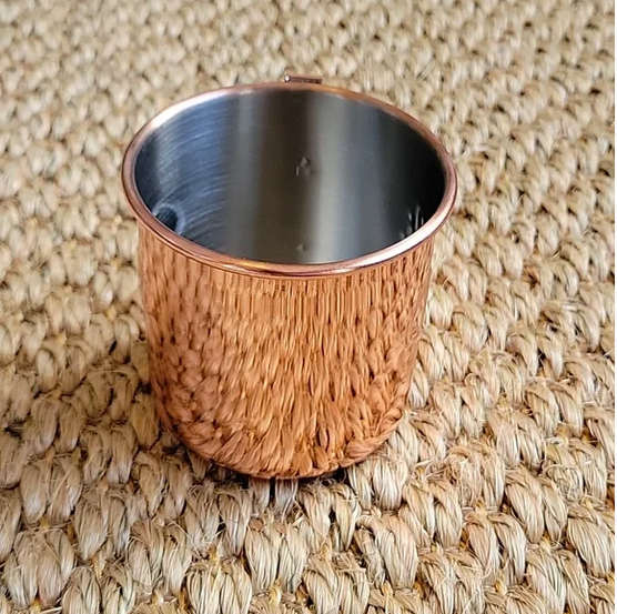 Stoli Moscow Mule Copper & Stainless Steel Mug Cup Drink Stolichnaya Vodka