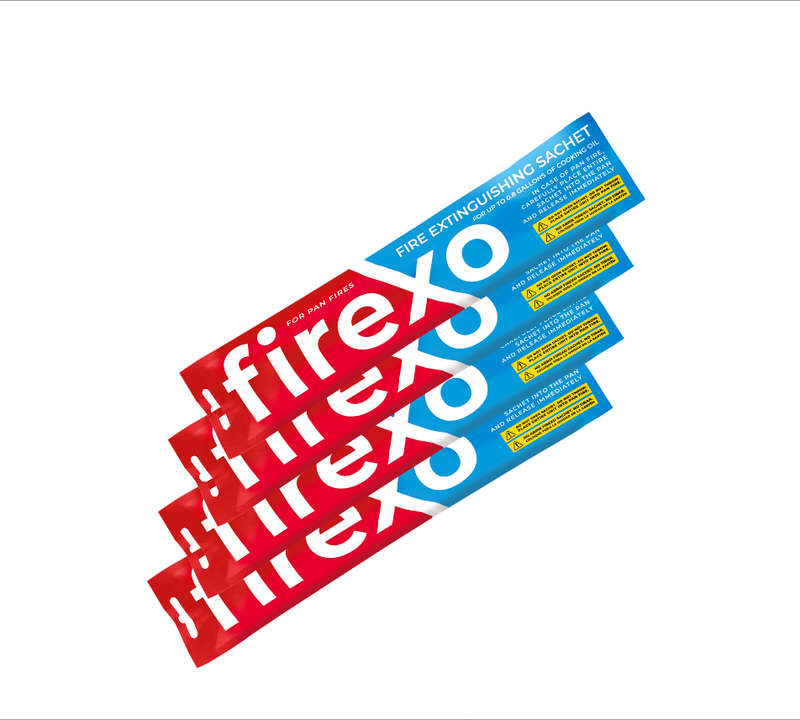 Firexo Pan Fire Extinguisher Sachet- UK- Amazing product to extinguish fires