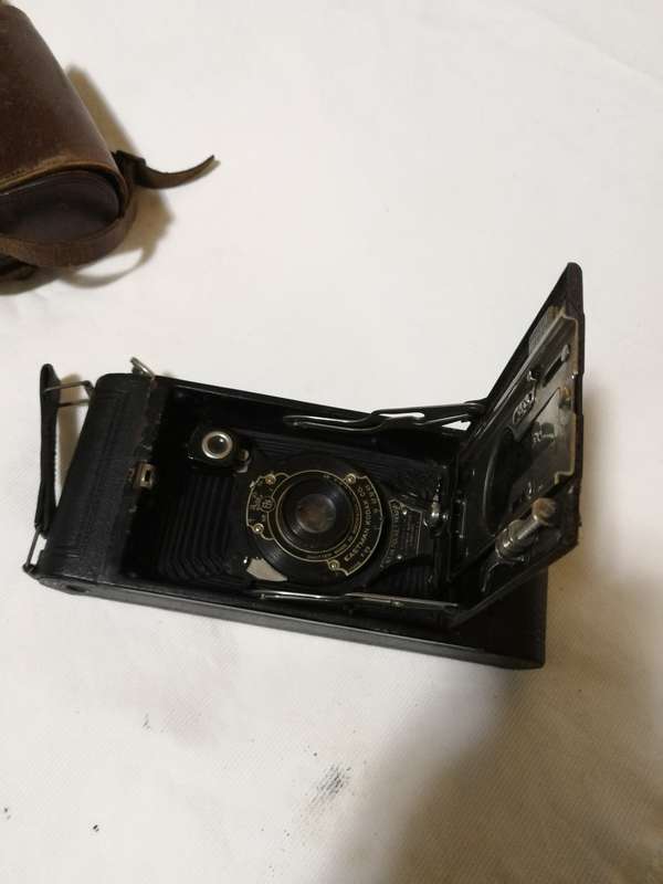 Kodak No.1A Pocket Autographic 116 Rollfilm Folding Camera 9x12. Made in USA by Eastman Kodak co.