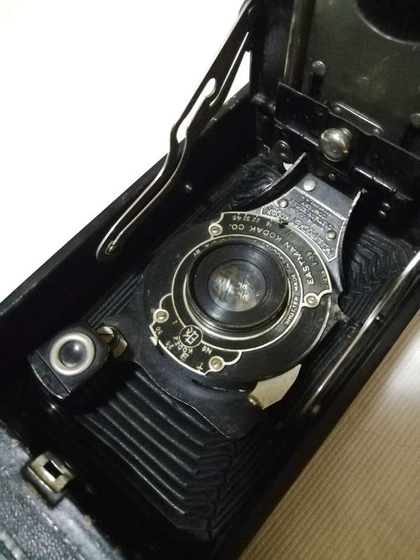 Kodak No.1A Pocket Autographic 116 Rollfilm Folding Camera 9x12. Made in USA by Eastman Kodak co.
