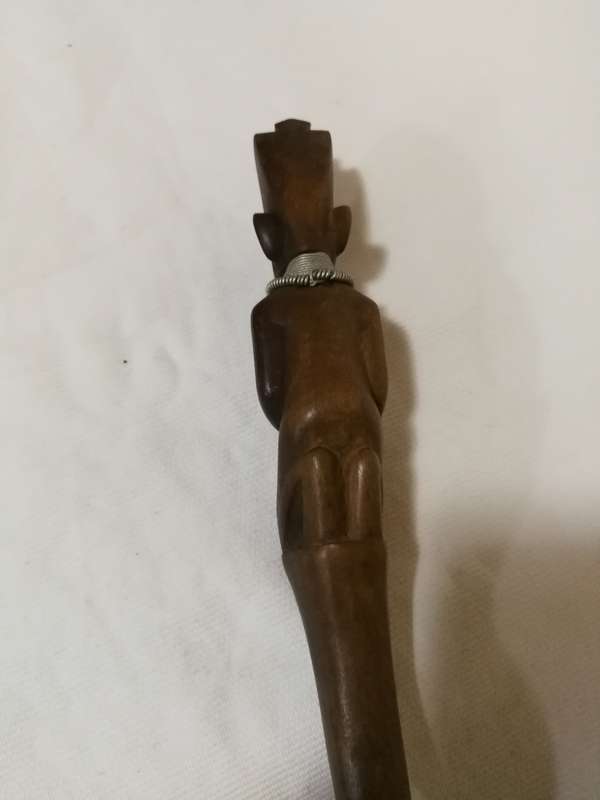 Vintage Carved Wooden African Spoon