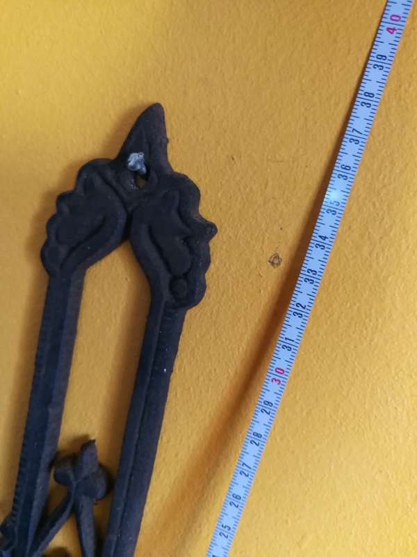 Cast Iron Door Bell with Goose French Vintage Cottage Bell. RARE