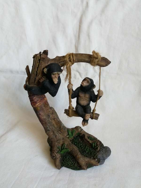 Swinging Baby Chimps- Lifelike