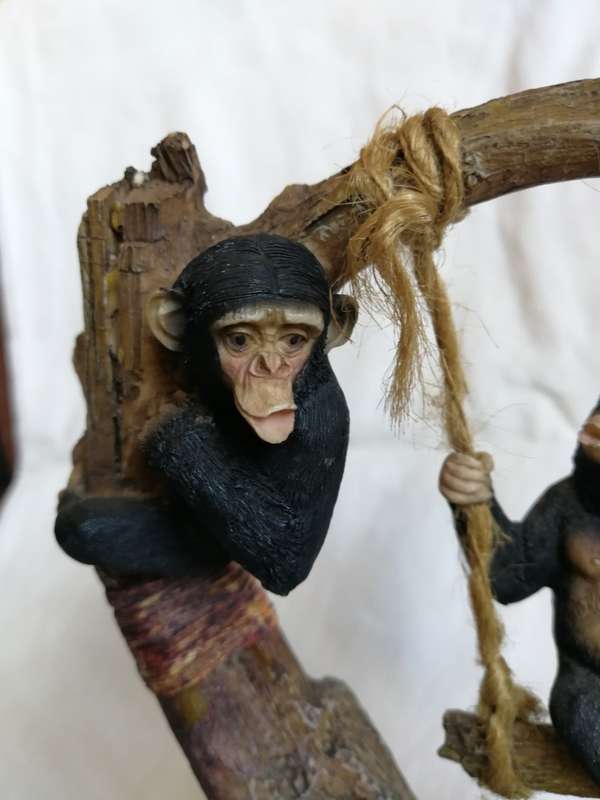 Swinging Baby Chimps- Lifelike
