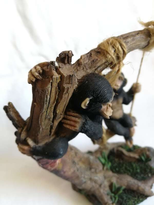 Swinging Baby Chimps- Lifelike