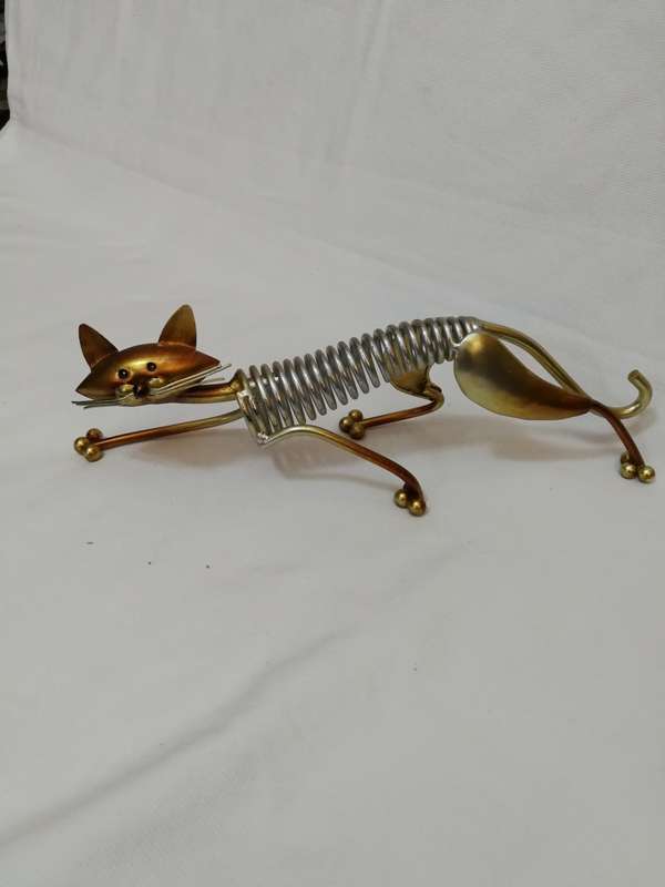 Metal Cat. Modern Home Art Retro Decoration