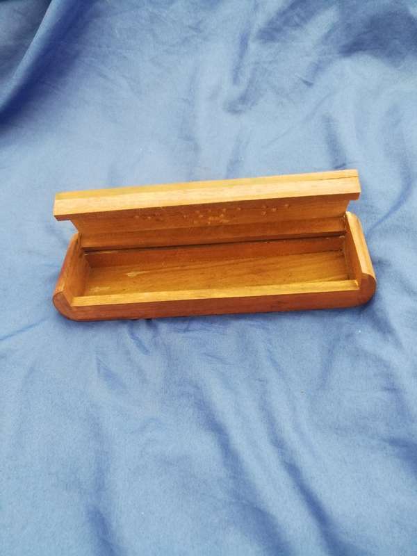Horizontal Wood Box- Vintage