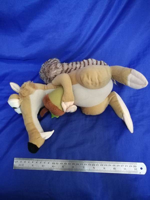 Ice Age Continental Drift Plush Scrat Squirrel- Official Toy- 30cm
