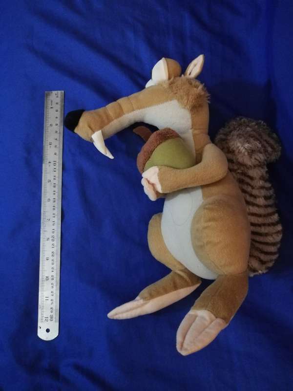 Ice Age Continental Drift Plush Scrat Squirrel- Official Toy- 30cm