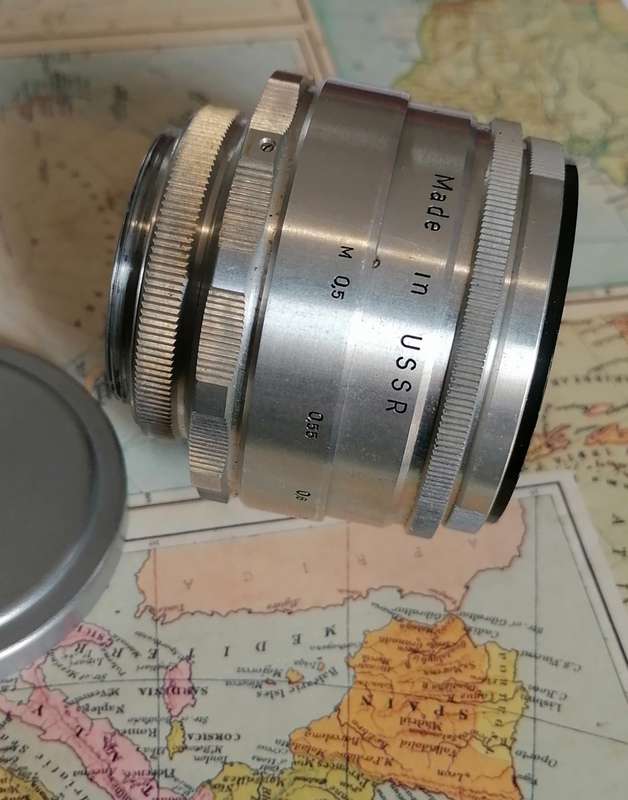 Rare 13 blade KMZ Helios 44 / 44-2 with ef adapter
