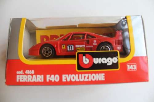 Burago Ferrari F40 Evoluzione 1/43 Mint in Box