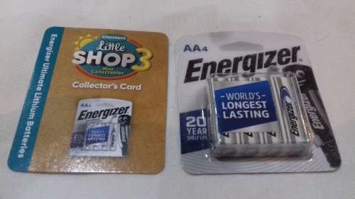 CHECKERS LITTLE SHOP 3 ENERGIZER BATTERIES