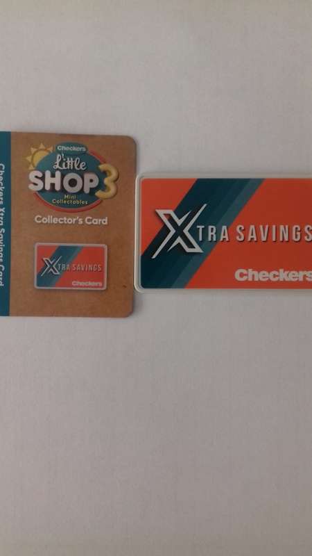 CHECKERS LITTLE SHOP 3 CHECKERS SAVINGS CARD