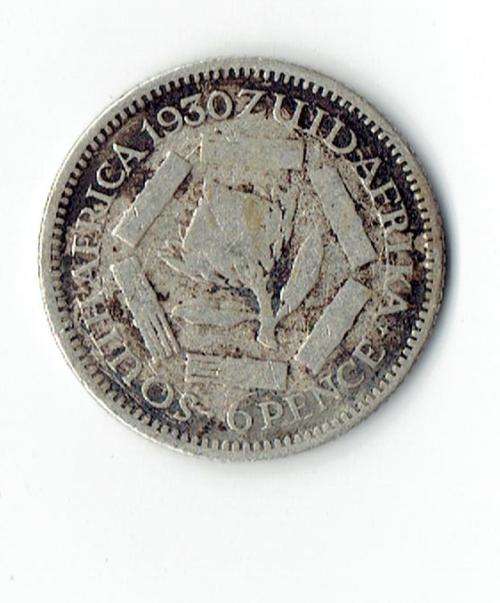1930 Sixpence