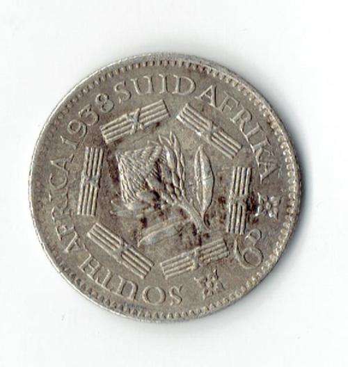 1938 Sixpence