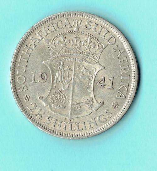 SA UNION 1941 TWO AND A HALF SHILLING