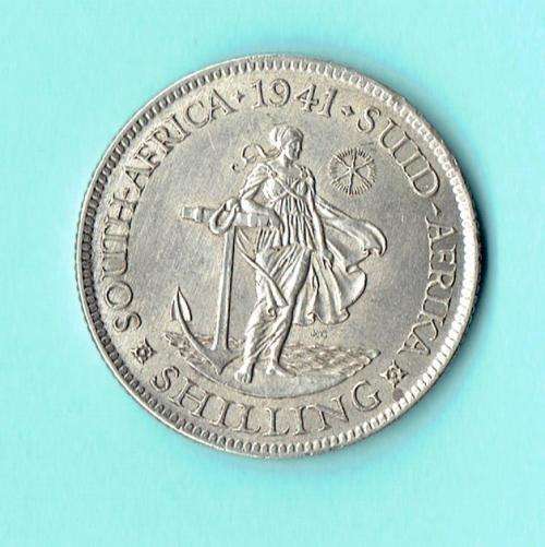 SA UNION 1941 ONE SHILLING