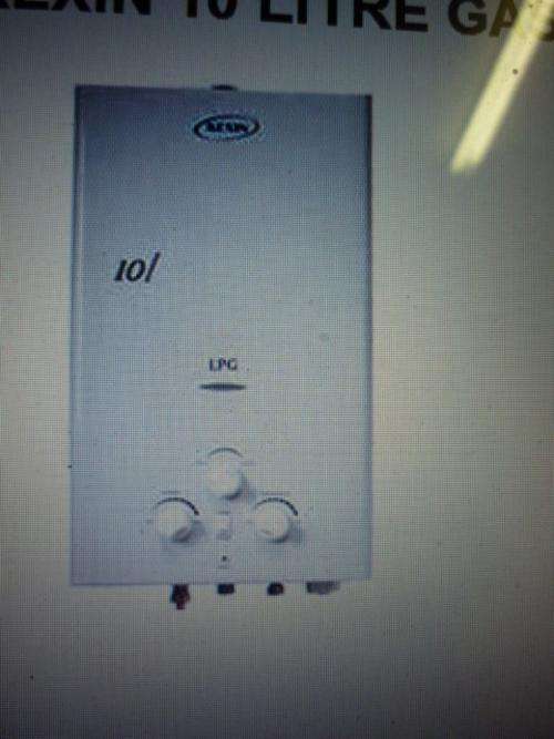 KEXIN 10 LITRE GAS GEYSER  -  ( NEW )
