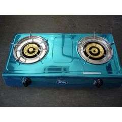 NEW KEXIN STAINLESS STEEL TWO BURNER GAS STOVE