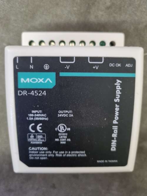 MOXA DR-4524 DIN - RAIL POWER SUPPLY.