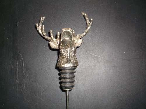 JAGERMEISTER STAG POURER  ( SILVER ELECTROPLATED )