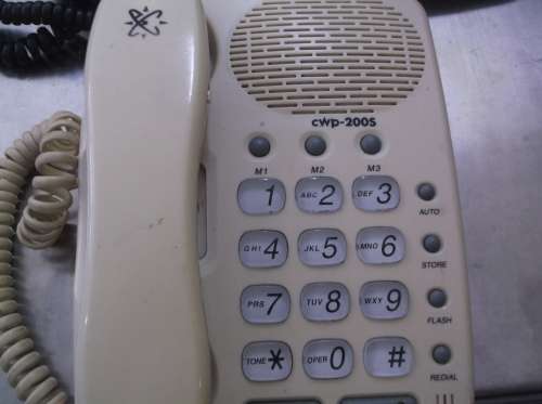 TELEPHONES : 2 X GE MODEL NO: SA2410GE TELEPHONES AND 1 X ENZER MODEL CWP-200S TELEPHONE