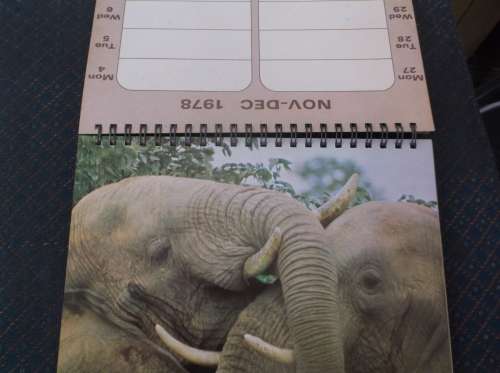 RHODESIA : GREETINGS FROM RHODESIA 1978 CALENDAR