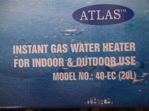 ATLAS 20 LITRE GAS GEYSER