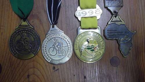 MEDALS MOUNTAIN BIKING : KWAZULU-NATAL / ESHOWE M.T.B. CHALLENGE / AFRICAN CONTINENTAL M.T.B. CHAMP