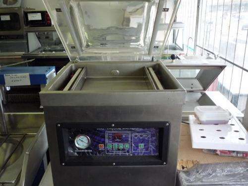 VACUUM PACK MACHINE SZQ SERIES MODEL D400 TABLE TOP. CHAMBER SIZE 410mm X 300mm