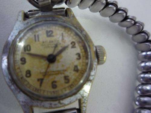 VERY OLD ATLANTIC LADIES WRIST WATCH - NOT WORKING