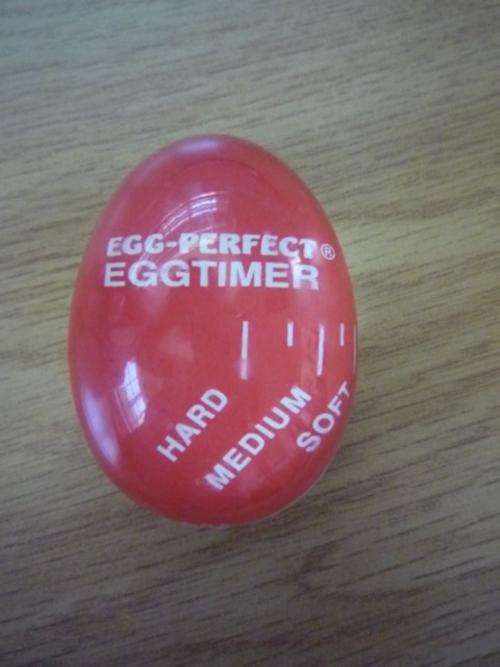 EGG - PERFECT EGG TIMER CHANGES COLOUR WHEN READY