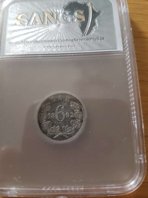 1892 6d VF 25