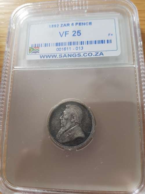 1892 6d VF 25