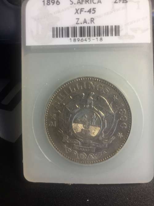 1896 2/6(Capsule missing)XF45