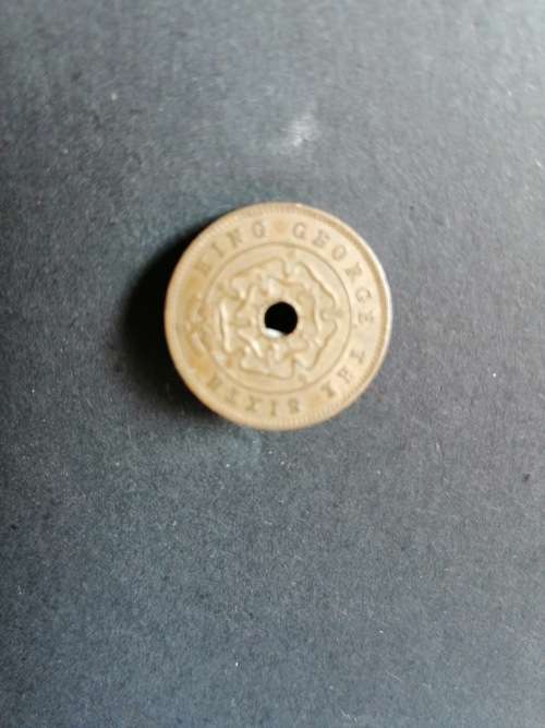 1951 S-Rhodesian 1/2Penny