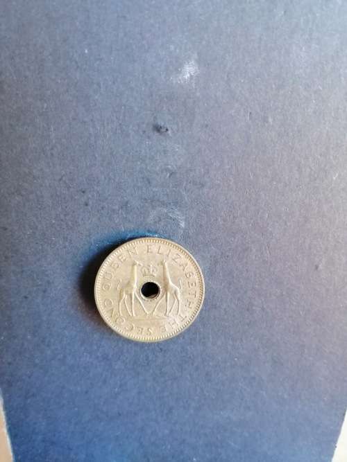 1955 Rh0desia and Namaqualand 1/2d AU