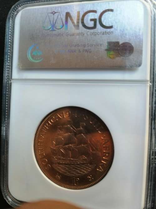 1947 1d PF 63 NGC
