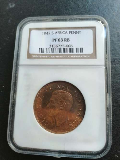 1947 1d PF 63 NGC