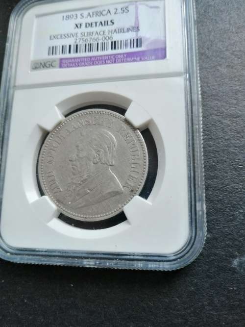 1893 2/6 XF Hairlines