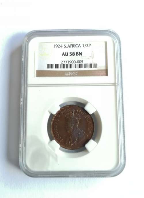 1924 1/2d AU58 BN