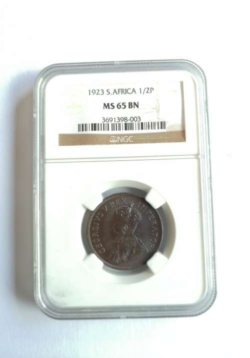 1923 1/2d MS65 BN