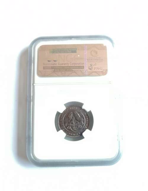 1924 1/4d MS62 BN