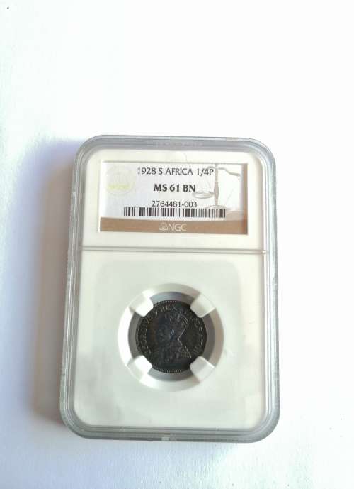 1928 1/4d MS61 BN