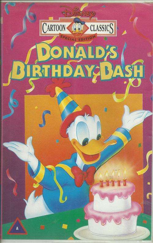 Donald's Birthday Bash (VHS Video)