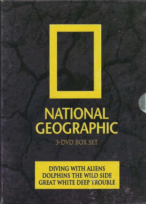 National Geographic - Diving With Aliens/Dolphins The Wild Side/Great White Deep Trouble (DVD)