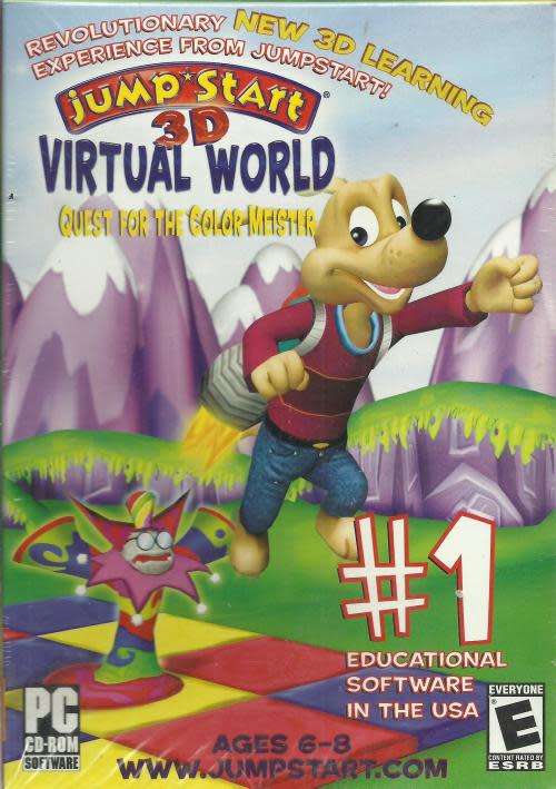 Jump Start 3D Virtual World - Quest For The Color Meister (PC CD-Rom)