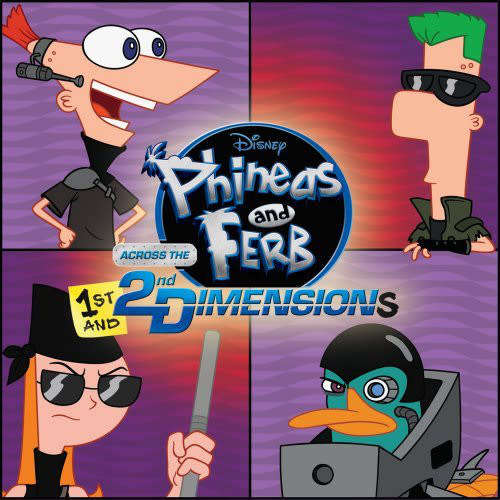 Phineas and Ferb - Across The 1st and 2nd Dimension (CD)