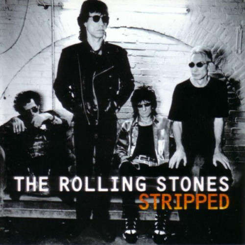 The Rolling Stones - Stripped (CD) [Small round pink sticker on booklet]