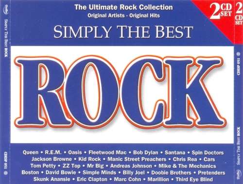 Simply The Best Rock - Various (Double CD)